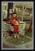 Nathalie à 6 ans (?) à la maison des Nappes